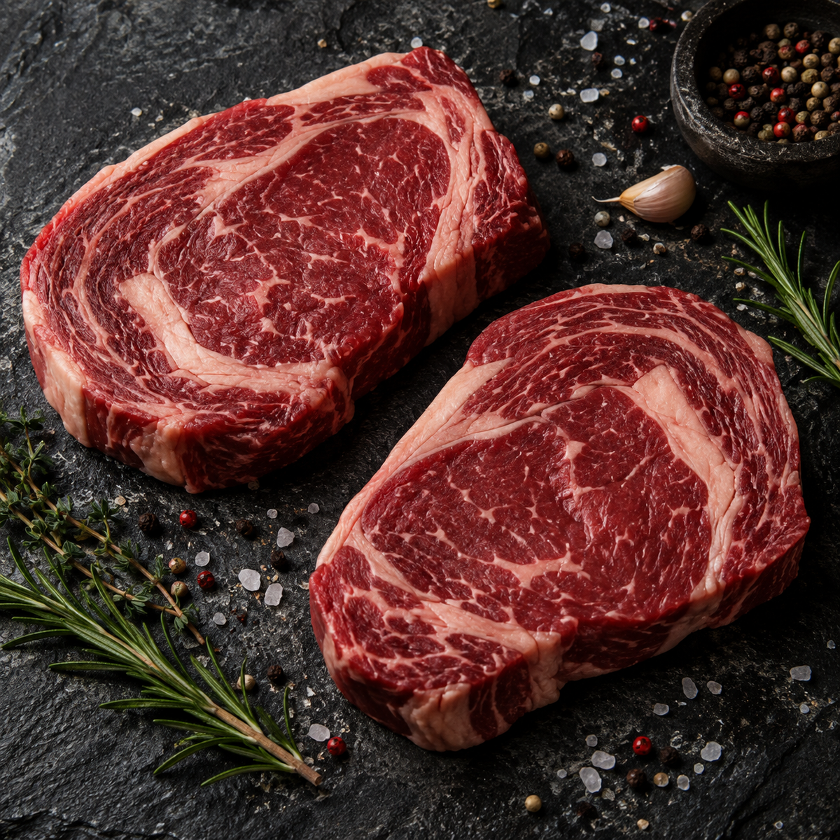 2x (8oz) Rib-Eye Steaks