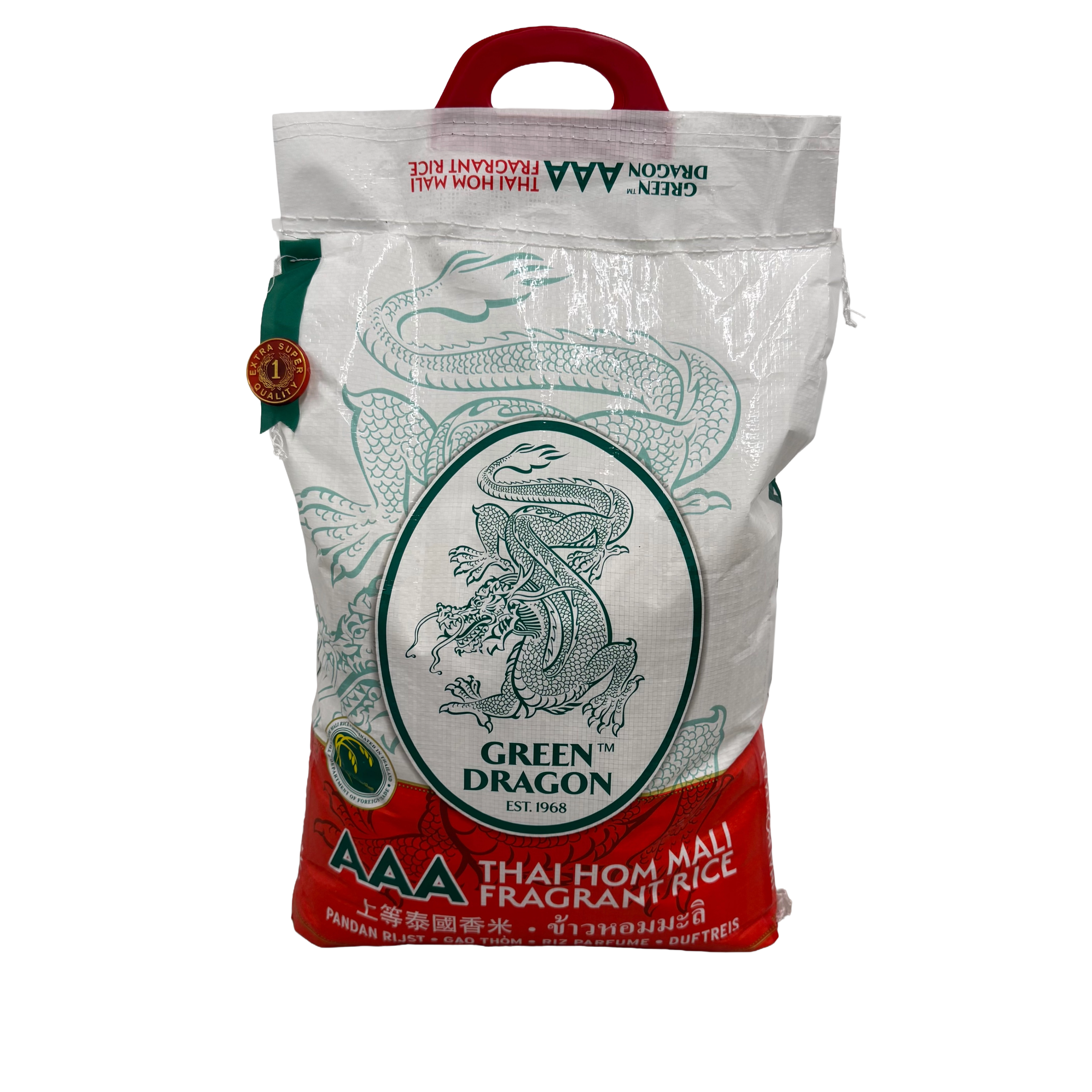 (Green Dragon) Thai Hom Mali Fragrant Rice (10kg)