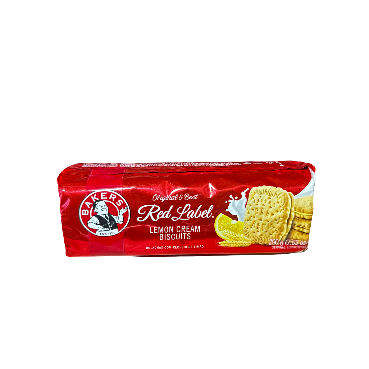 Bakers Red Label Lemon Cream Biscuits 200g