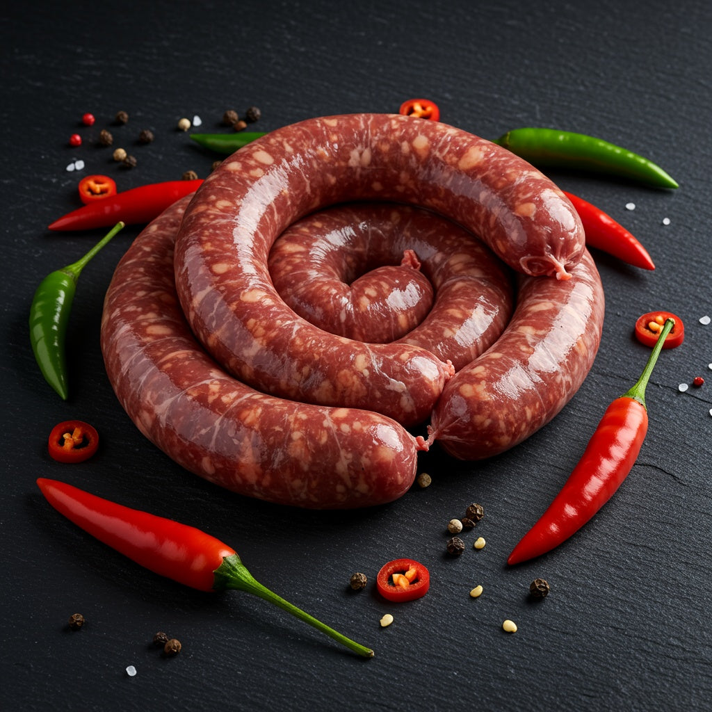 Beef Boerewors (Chilli Flavoured) (950g+)